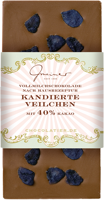 Gmeiner handgeschöpfte Schokolade - Rose 70% 100g